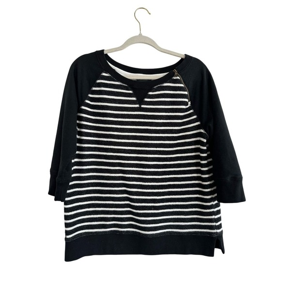 Lauren Ralph Lauren Striped Sweatshirt Size Medium - Picture 1 of 5